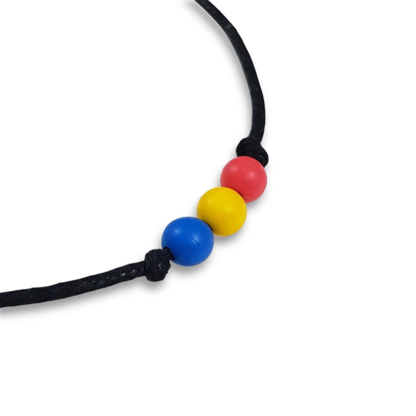 Pansexual pride flag beaded bracelet