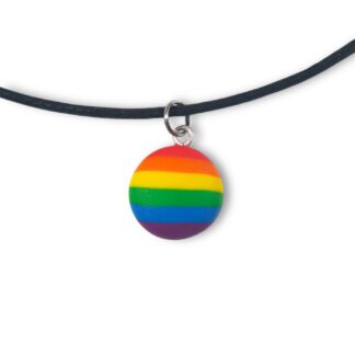Pride flag necklace