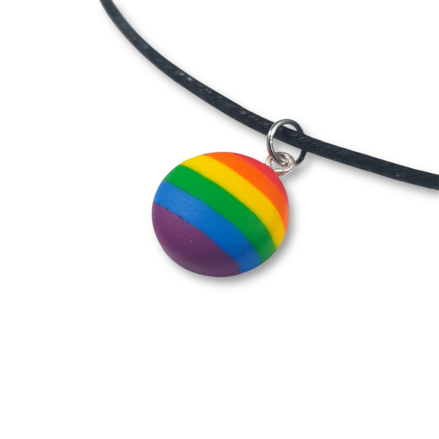 Pride flag necklace