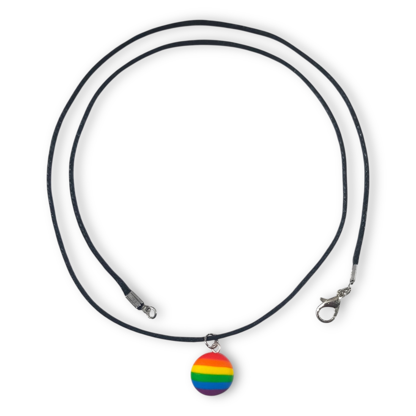 Pride flag necklace