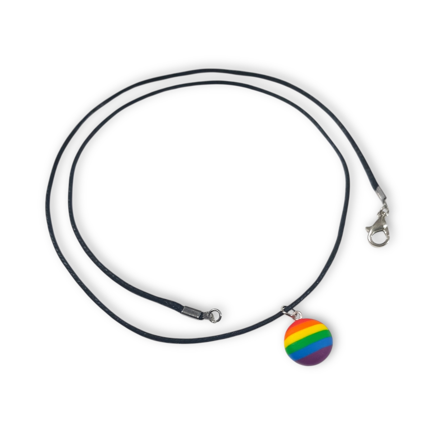 Pride flag necklace